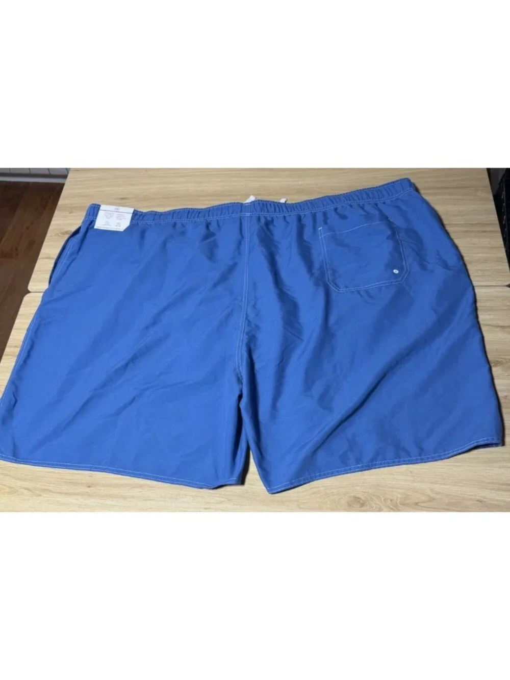 NWT Harbor Bay Swim Trunks Men’s Size 6XL Mesh Brief Liner Quick Dry Blue